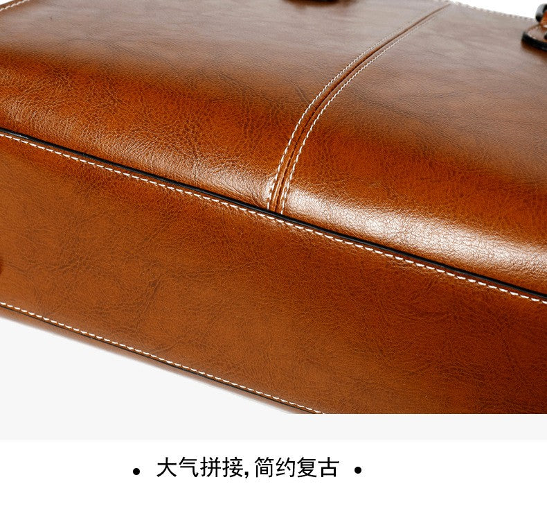 Women Handbag Cross body Shoulder Tote Bag Genuine Leather Shopping Fashion Office Female Real Cowhide Messenger Top Handle Bags