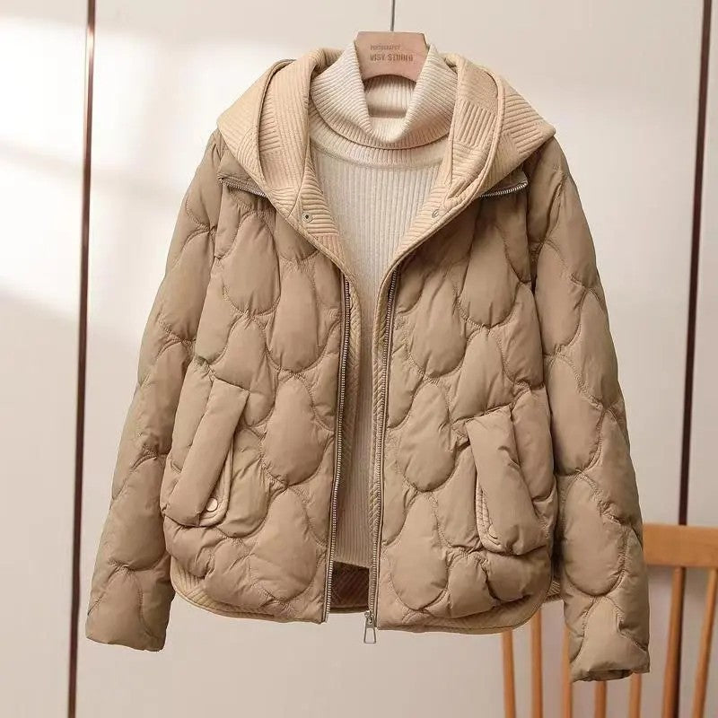 2024 Fashion Coats Korean Style Loose Cropped Coat Women Jacket Women Parkas Warm Puffer Jackets Casual Coat New Winter Clothes