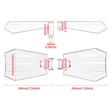 Motorcycle 2PCS Handle Bar Hand Guards Protector Wind Deflector Shield Cover For Harley Dyna Sportster XL 1200 Softail Touring