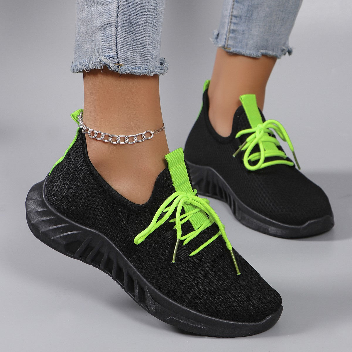 Women's summer breathable mesh flat shoes women's shoes casual sports shoes, clearance free shipping