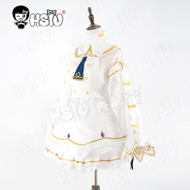 Yurizono Seia Cosplay Clothing Wig Fiber synthetic wig?HSIU ?Full Costume Skirt Set Yellow Long Wig Game Blue Archive cosplay