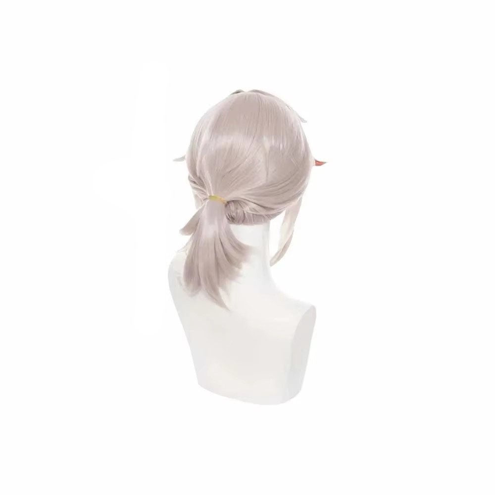 Anime Cosplay Peruca Kaedehara Kazuha com Rabo de Cavalo Cabelo Sintético Peluca para Frieren Festival Halloween Adereços
