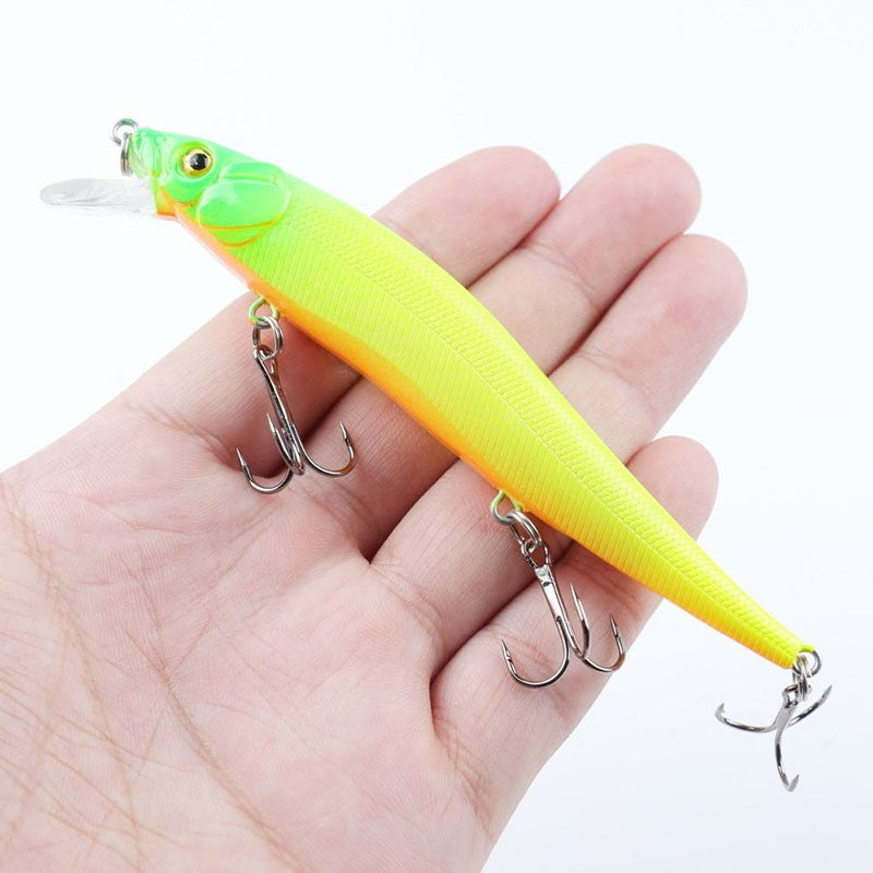 Isca Artificial Pesca 11.5cm/14g Bionic Balançante Isca Rígida com Olhos 3D Anzol Wobbler Pesca de Carpa Pesca de Baixo Perca 5/10 Peças