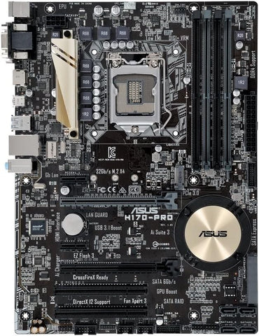 ASUS H170-PRO Motherboard Intel H170 LGA 1151 Motherboard DDR4 64GB support i3-7100 i3-6100 i5-6400T i5-6600 i7-6700 i7-7700T