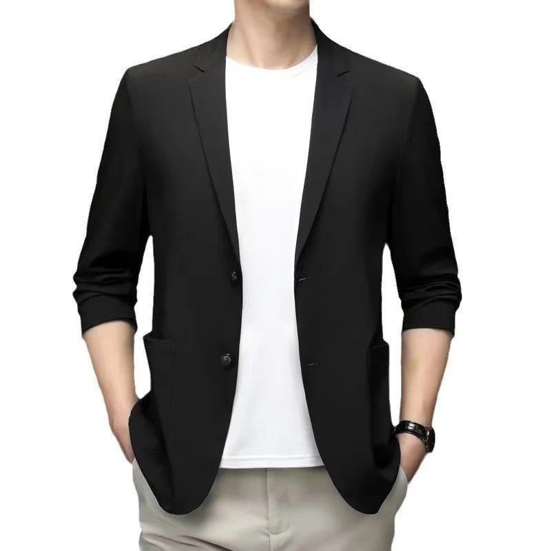 New Summer Men's Casual Thin Business Suit Jacket High-end Feel Anti-sun Lightweight Cross-border Trade