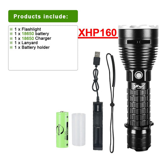 9000LM Upgrade XHP160 Diving Flashlight Powerful Profession Underwater Lantern Rechargeable Dive Torch IP8 Waterproof Scuba Lamp