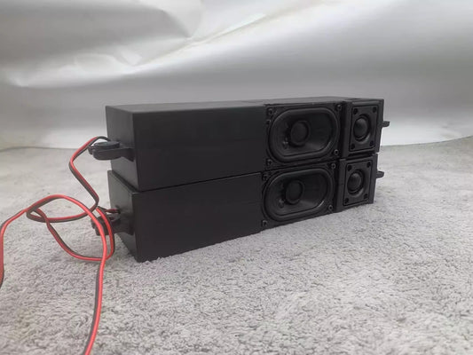 High-Fidelity Two-Way Passive Desktop Speaker with Long Stroke Midrange, High, and Low Frequencies for Surround Sound