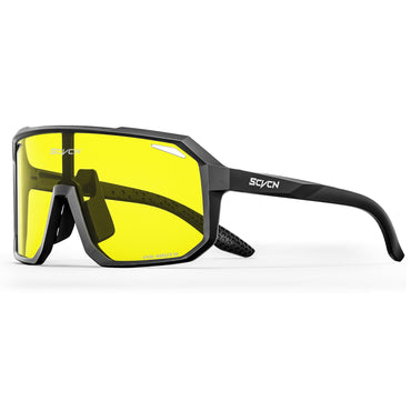 SCVCN Men Bike Photochromic Glasses Cycling Sunglasses for Women Sports Running MTB Biking Eyewear Road Mountain Bicycle Goggle