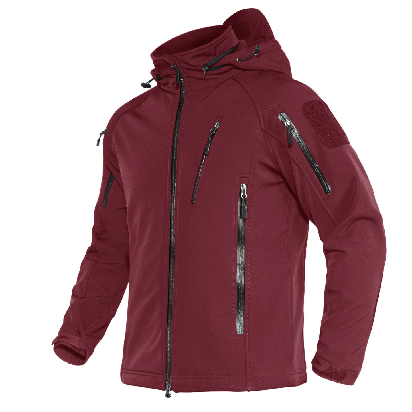 TACVASEN Fleece Lined Waterproof Jackets Mens Jacket Coats Outdoor Safari Windbreaker Winter Warm Work Jacket Outwear Windproof