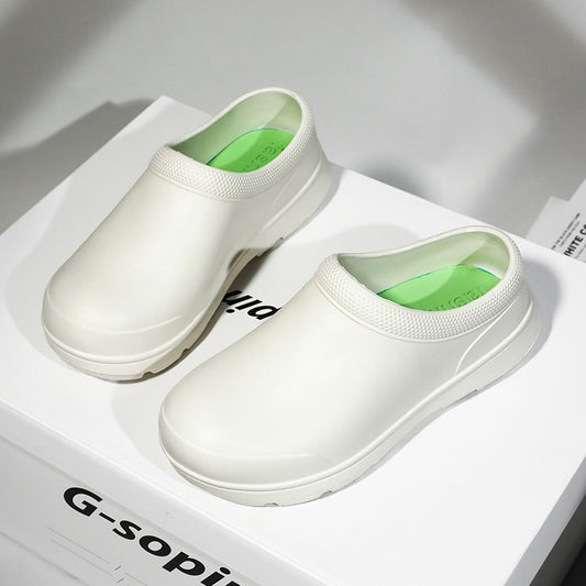 2025 New Style Men Women EVA Chef Shoes Non-slip Waterproof Oil-proof Shoes Comfortable Workers Slippers Outdoor Fishing Shoes