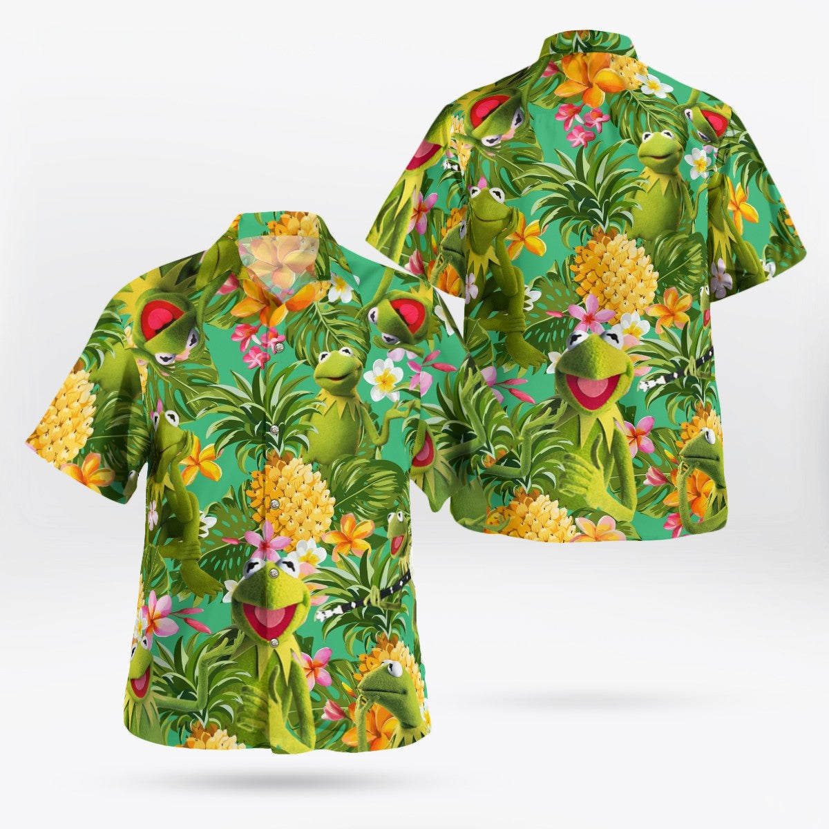 Harajuku Anime 3D Elmo Shirt Hawaiian Shirt Men's Summer Short sleeved Shirt Men's Shirt 2024 Plus Size 3xlshirt Chemistry Homme
