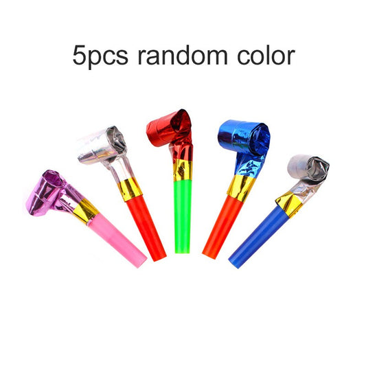 5~100pcs Blowing Telescopic Whistle Party Noise Generator Plastics Party Entertainment Cheering Props Festival Gift Pinata TMZ