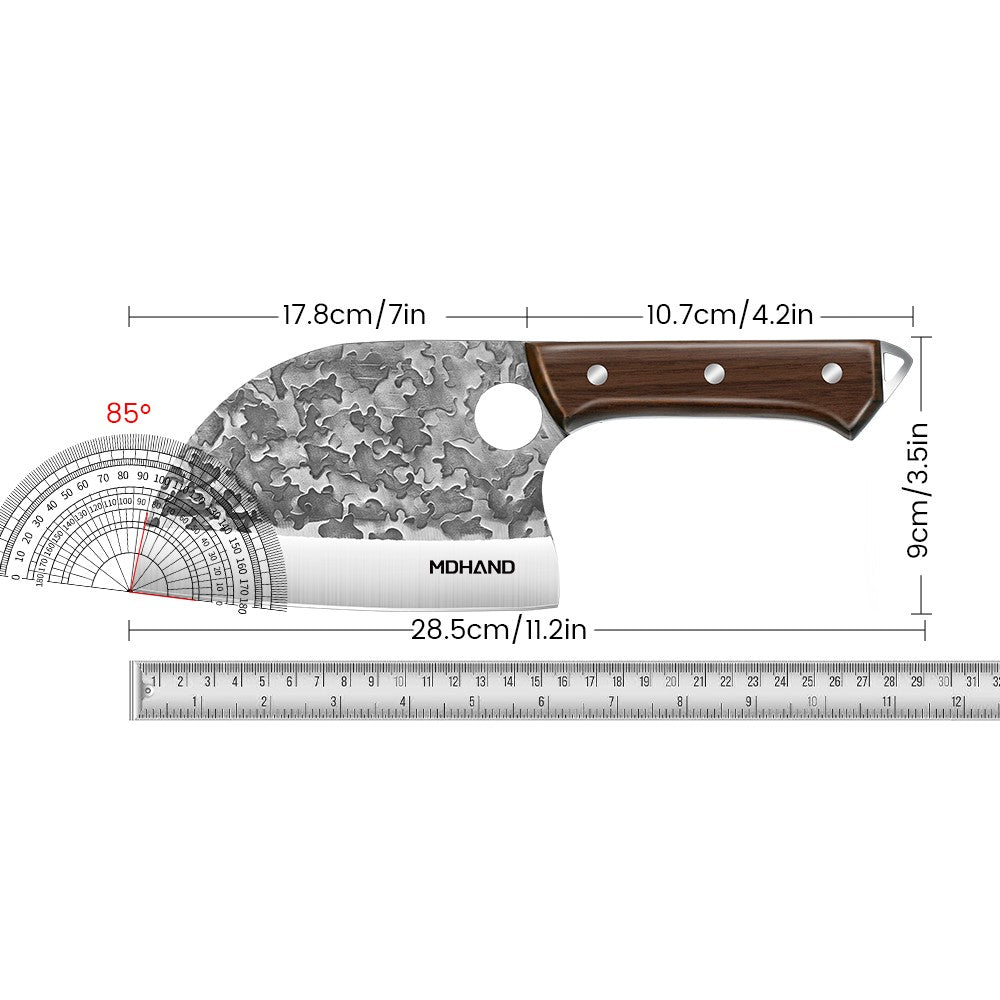 MDHAND Faca de Cozinha Japonesa de Aço Inoxidável 7'' Lâmina Afiada Faca de Chef Profissional para Cortar Carne, Peixe, Ferramenta de Cozinha