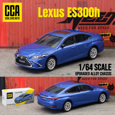 1/64 Leuxs ES300h Carrinho Modelo CCA MSZ 1:64 Veículo Fundido Miniatura Rodas Livres Coleção Adequado para Hot Wheels Presente Criança