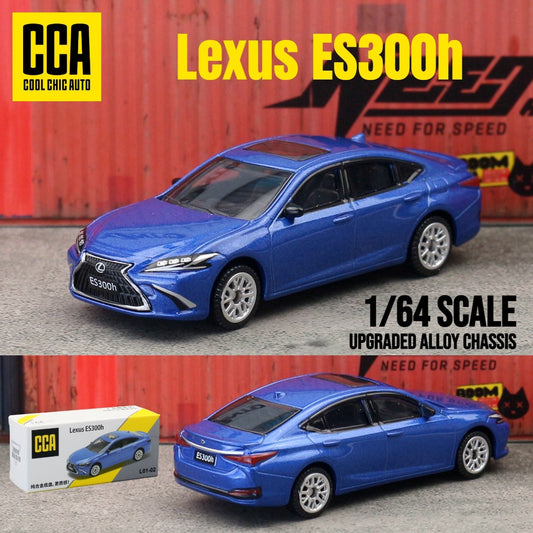 1/64 Leuxs ES300h Carrinho Modelo CCA MSZ 1:64 Veículo Fundido Miniatura Rodas Livres Coleção Adequado para Hot Wheels Presente Criança