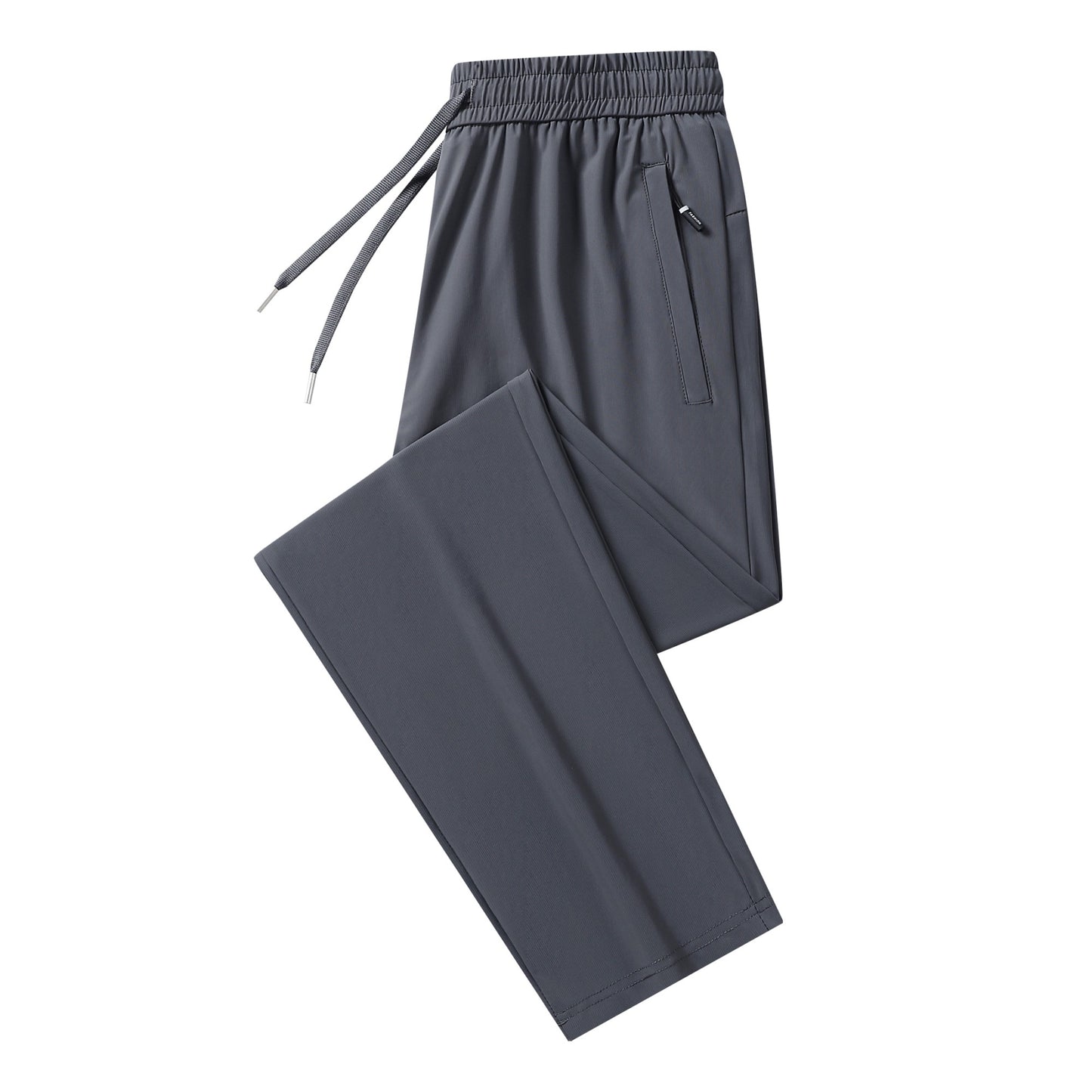 Summer Cool Pants Casual Male Trousers Ice Silk Men's Pants 2025 New Thin  Outdoor Elastic Breathable Straight Leg Sweatpants