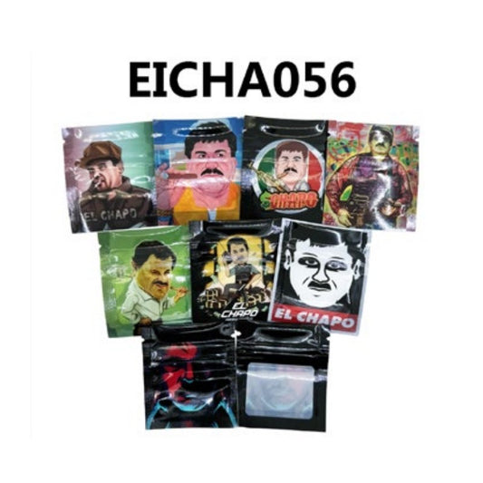 10PCS 0.5G 5x6cm Small Cartoon Storage Bag Reusable Product Ziplock Pouches Mini Smellproof Mylar Bags Plastics Aluminium Pouch