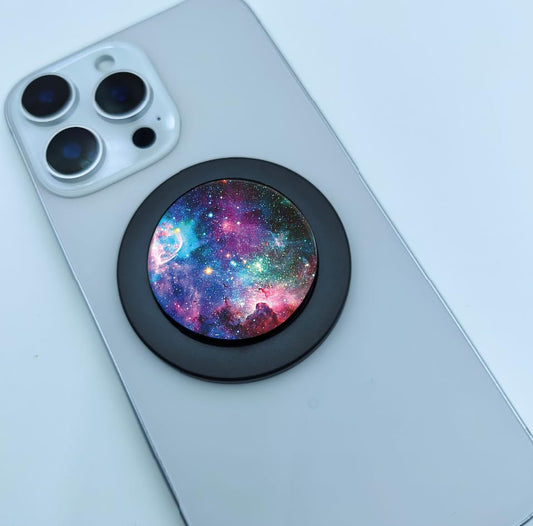 Popped Magnetic Expanding Phone Grip Socket for iPhone 17 16 15 Pro Max Cellphone Holder for Magsafe iPhone Samsung Accessories