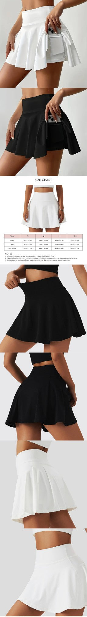 Women's Sports High Waisted Short Skirt Comfortable Breathable Belt Safety Pants