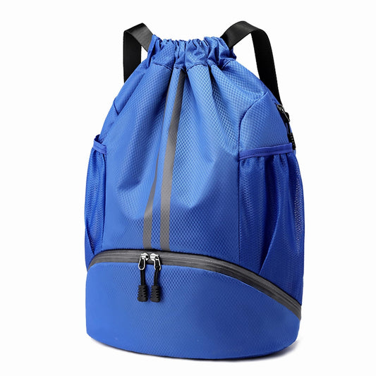 Basketball bag swimming bag Drawstring Backpack fitness Gym Bag with Shoes Compartment Sports Dry Wet Separation Storage Bag