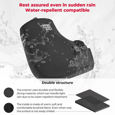 KEMIMOTO Motorcycle Handlebar Gloves Hand Bar Winter Gloves Windproof Waterproof Washable For Scooter ATV Snowmobile