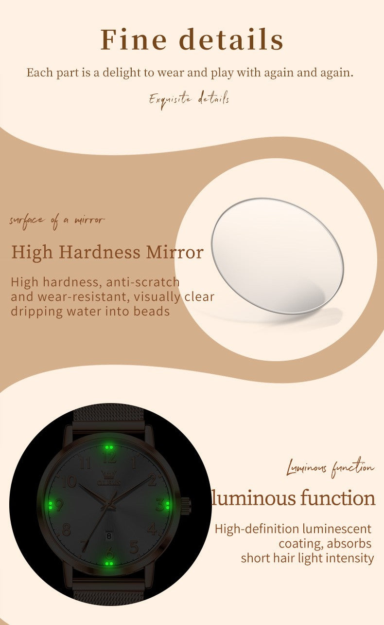 OLEVS New Woman Watch Luxury Brand Quartz Watch Elegant Rose Gold Digital Waterproof Watches Simple Bracelet Women's Watch 5653