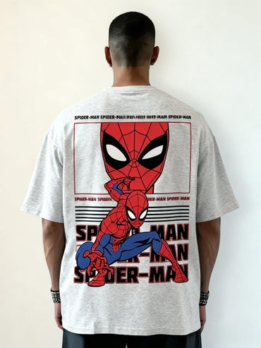 Unisex Marvel Spider-Man Oversized Graphic T Shirt Men Women Short Sleeve Tee Superhero Print Streetwear Casual Tops Summer New