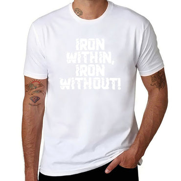 Iron Wargaming Warcry - Marines Battle Cry T-Shirt black cotton t-shirt plain for man package man t shirt graphic T-Shirt