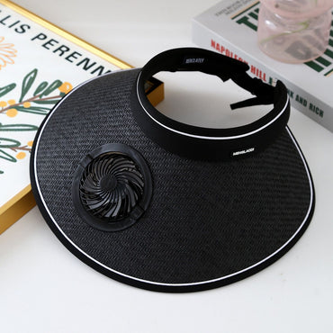 Outdoor Must-Have! Wide Brim Sun Hat With Built-in Fan - USB Charging, Lightweight, Suitable For Camping, Hiking & Fishing