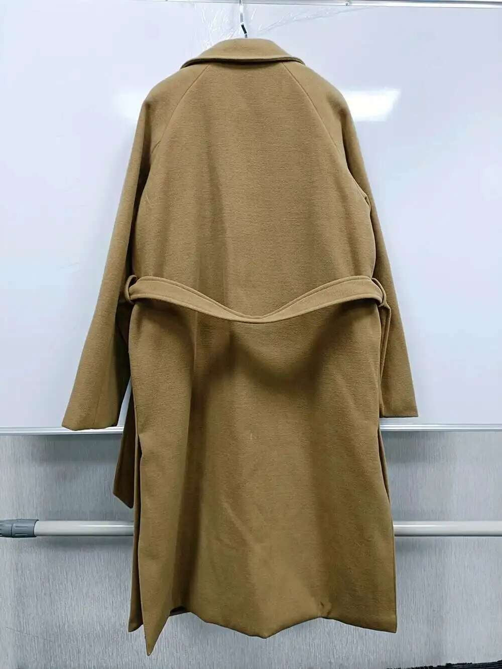 IEFB Korean Style Men's Fashion Tide Woolen Coat Single Breasted Overcoat 2025 Autumn New Stylish Trench Casual Loose Fit 9D1655