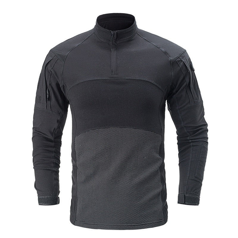 Men Outdoor New Tactical Camo Frog Shirts Wear Resistant Scratchproof Breathable T-shirt Climbing Combat Hunting Men Shirt
