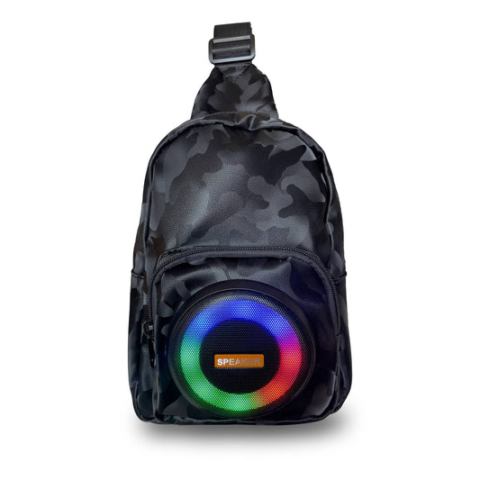 Wireless Bluetooth Speaker Bag Chest Bag for Men Crossbody Bag Waist Bag Hifi Sound Quality Cycling Music Bag Back to School Bag