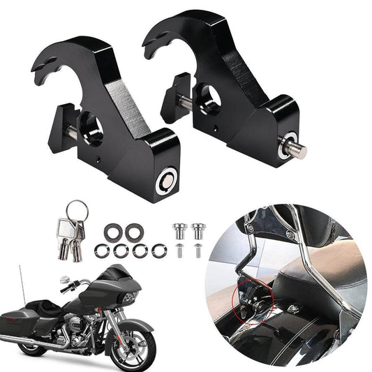 Quick Release Backrest Mounting Kit For Harley Davidson Sissy Bar Luggage Rack 1984-2024 for Touring for Softail for Sportster