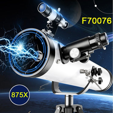 35X-875X Professional Astronomical Telescope Monocular 114MM Large-Aperture F70076 for Stargazing Bird Watching Moon