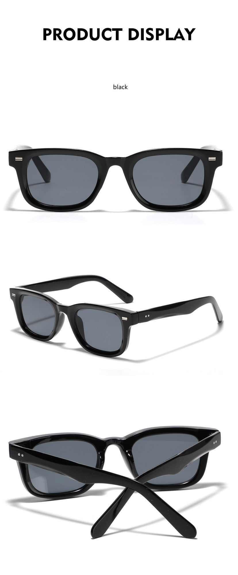 Óculos de sol retrô pequenos quadrados femininos e masculinos com rebites, lentes laranja, moda, óculos de sol de luxo, UV400, marca Oculus, óculos femininos Gafas