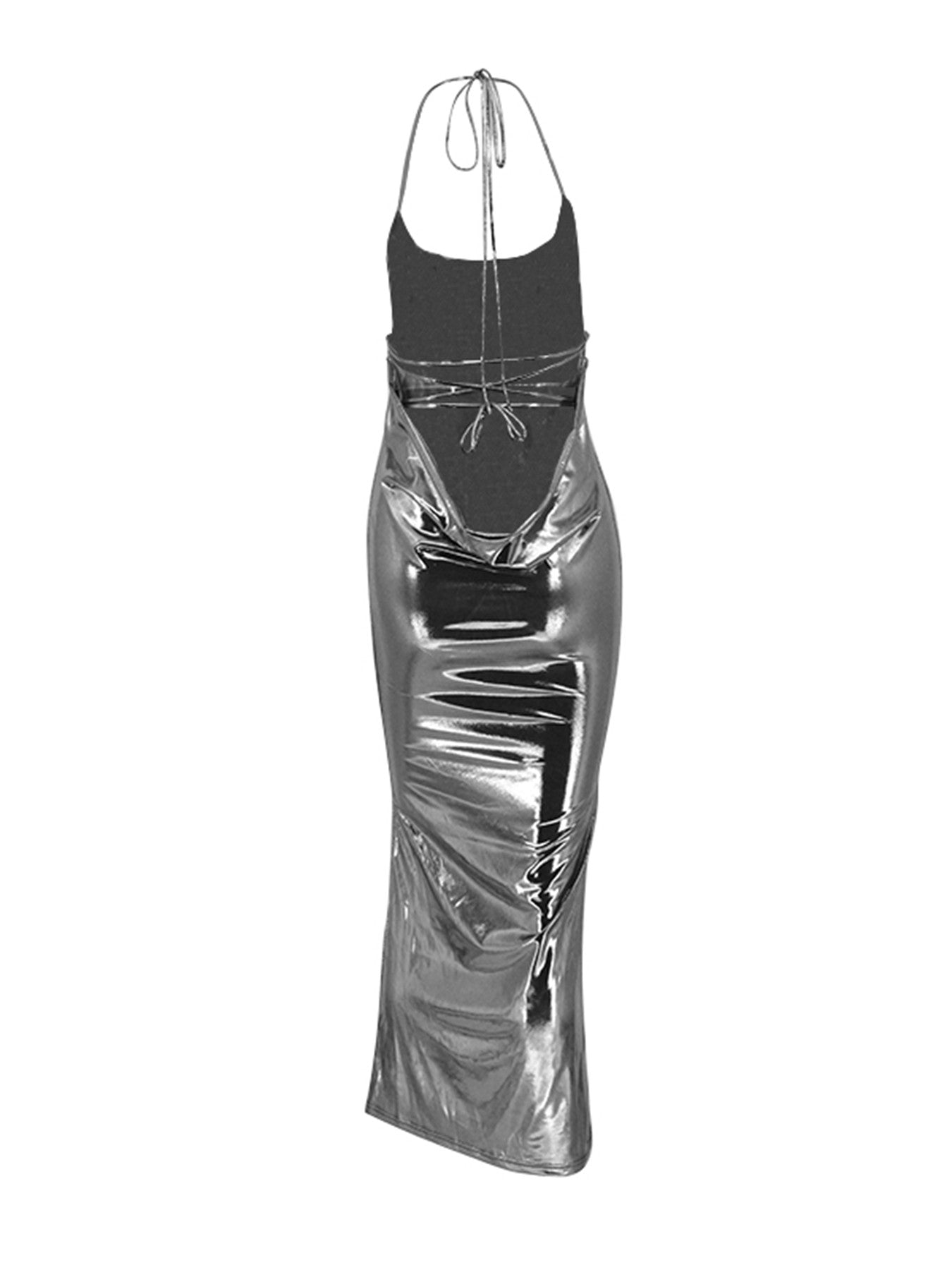New Women Summer Dresses Strap Clubwear Sexy Backless Halter Bandage Long Dress