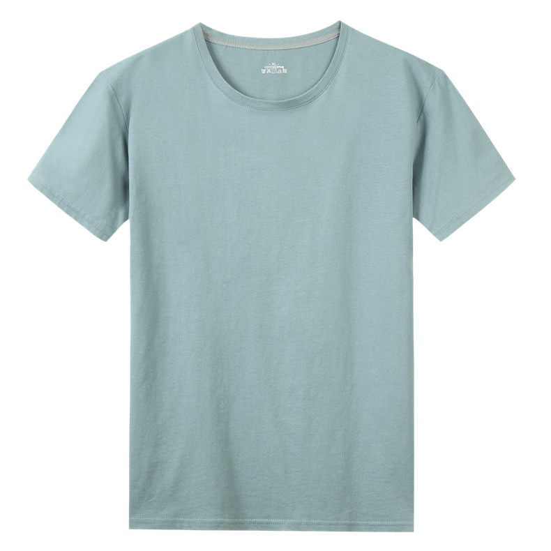 Hot Sale T-Shirts Male Tshirts Men Summer Tee Shirt Women Plain Solid Cotton Blue Short Top Tees Female Lady Girl Boy Brand Tee