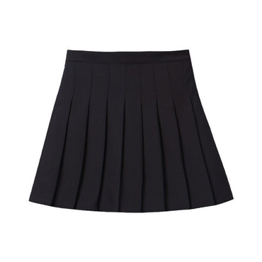 Women Pleated Skirt High Waist A-Line Mini Skirt School Girl JK Uniform Skirt Skater Skirt Tennis Skirt White Plus Size