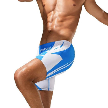 SEOBEAN Men's Low-Waist Boxer Shorts Swimming Trunks Hot Spring Pants Men's Swimsuit Comfortable Briefs Water Sports Gear