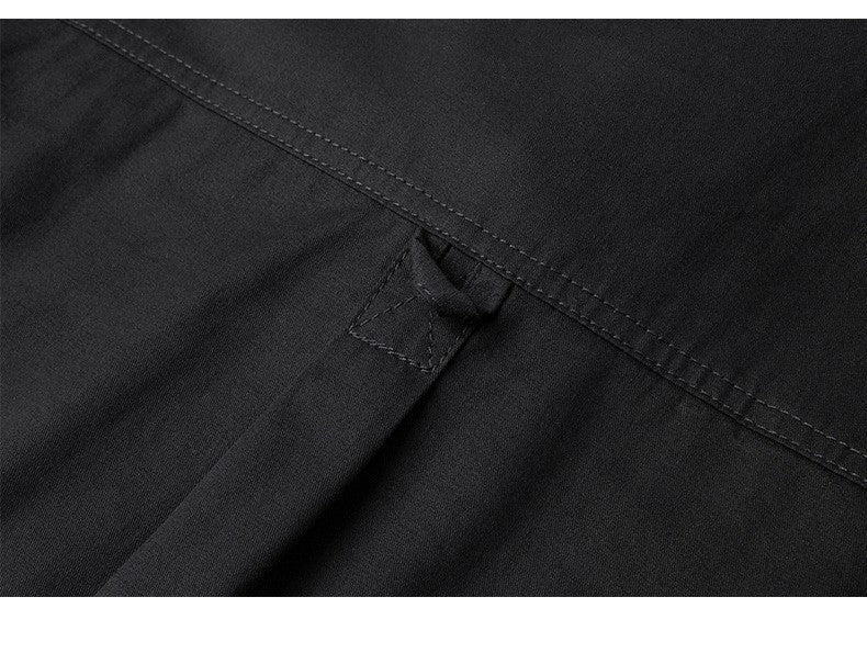 Men Outdoor Multi Pockets Long Sleeved Cargo Shirts High Quality Man Cotton Loose Shirts New Spring Male Casual Shirts Size 5XL