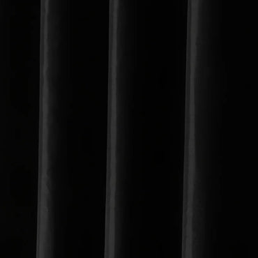 Modern Black Shower Curtains Waterproof Fabric Solid Color Bath Curtains For Bathroom Bathtub Large Wide Bathing Cover With Hook