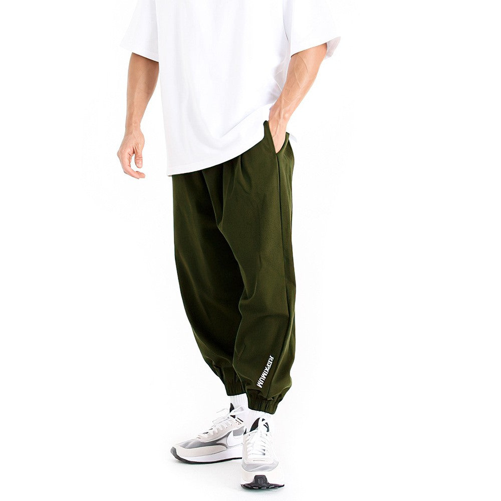 Muscle Men Sports Pants Training Basketball Running Loose Korean Version Of Casual Fitness Pants Fashionable Fitness Pants