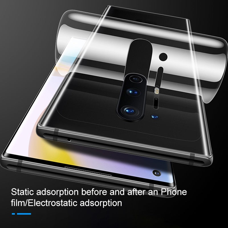 SUNSHINE SS-057A 50 peças de película hidráulica flexível IP para celular, película frontal cortada para máquina de corte de película automática, ferramentas frontais