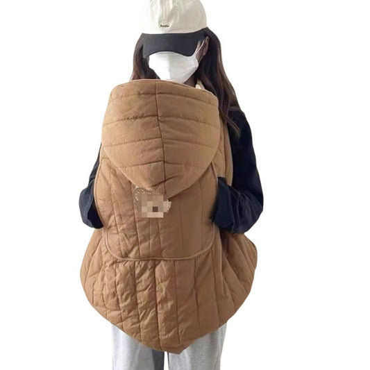 Cloak Autumn and Winter Thick Windproof Blanket Car Cover Blanket Waist Stool Windproof Cloak Baby Walking Artifact