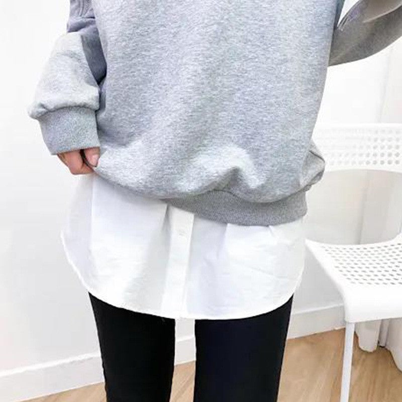 Women Girls Shirt Blouse Extender Adjustable Layering Faux Top Lower Sweep Mini