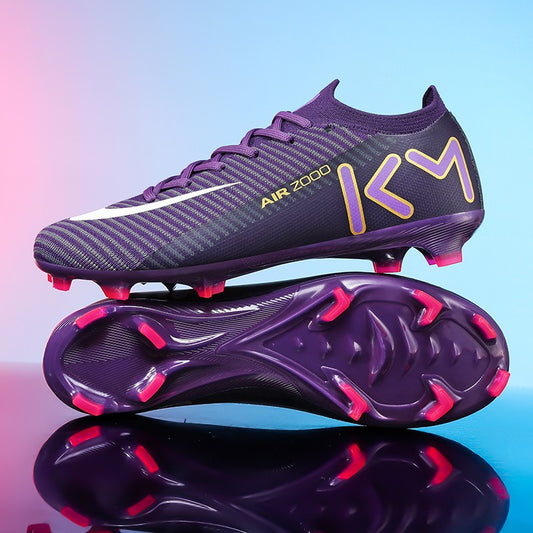 New Men Women Football Field Boots Studded Comfortable Unisex Soccer Shoes Cleats Ultralight Professional Sneakers Comfortable