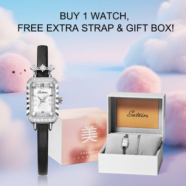 Sotoiru Square Watch For Women Leather Strap Quartz Wristwatch Elegant Dress Watch Christmas Gifts For Girlfriend ?????