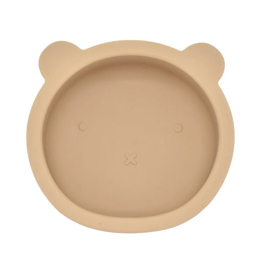 BPA Free Baby Silicone Feeding Bowl Cartoon Dishes For Kids Suction cup Anti-Drop Non-Slip Dinnerware Autonomous eating training