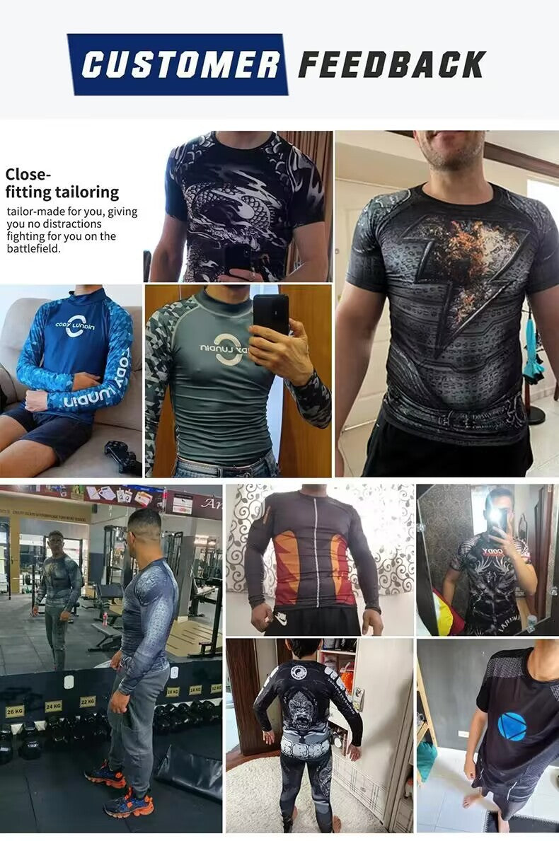 Surfing Long Sleeve Men's Shirts Sun Protection Upf 50+ Rash Guard Camiseta Surf Mock-Neck Swimwear Diving Performance Clothing
