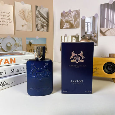 Perfume Clássico de Luxo Masculino 125ml Grande Capacidade Floral Amadeirado Fragrância Colônia Longa Duração Leve Eau De Parfum